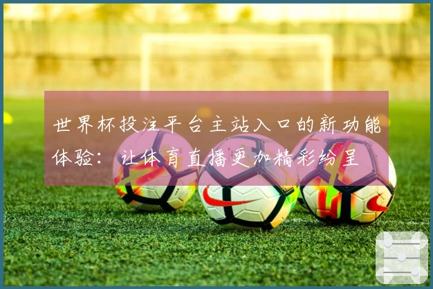 世界杯投注平台主站入口的新功能体验：让体育直播更加精彩纷呈